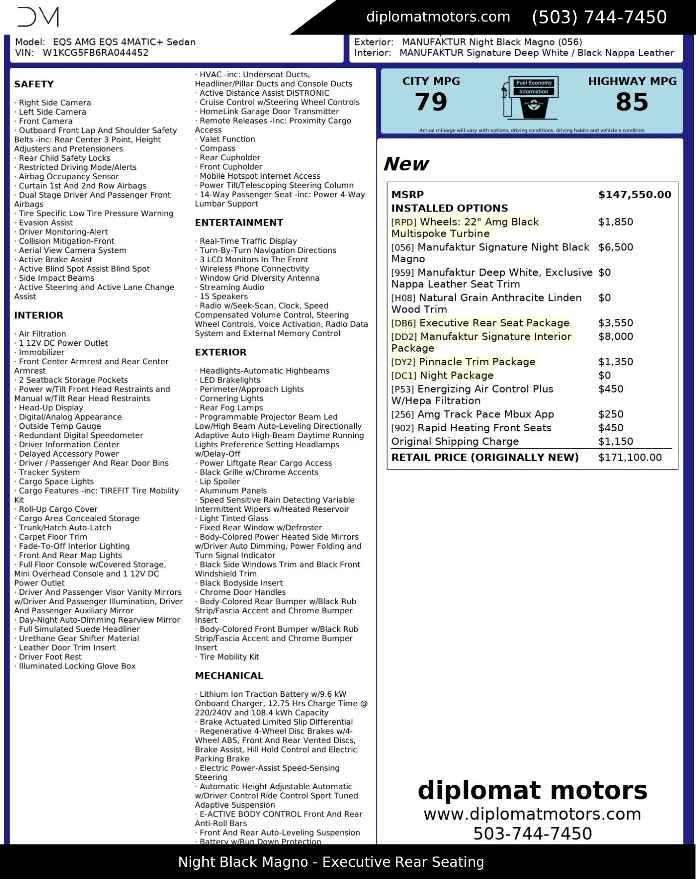 Used 2024 Mercedes-Benz EQS AMG 4MATIC image 2