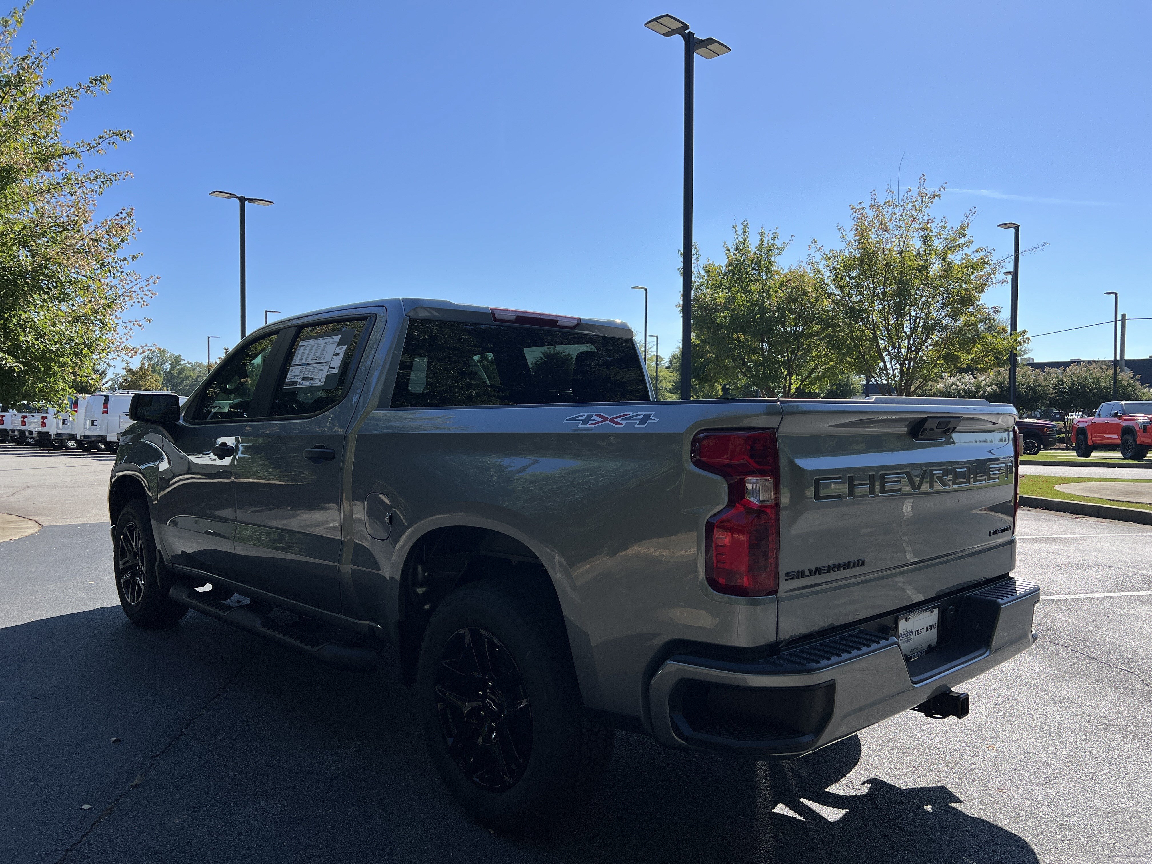New 2026 Chevrolet Silverado 1500 Custom w/ Turbomax Blackout Package AWD/4WD image 7