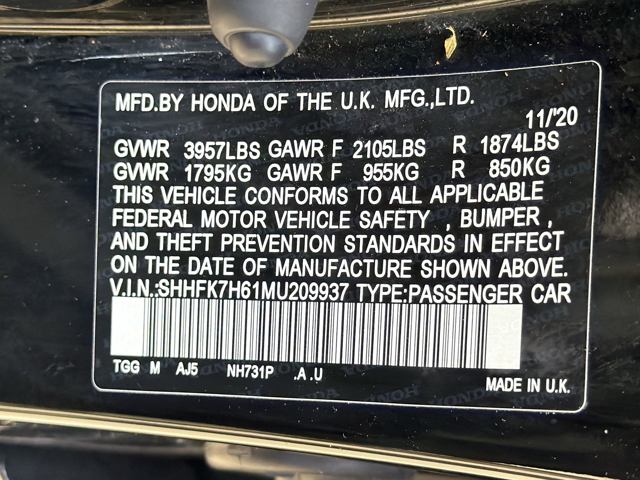 Used 2021 Honda Civic EX image 20