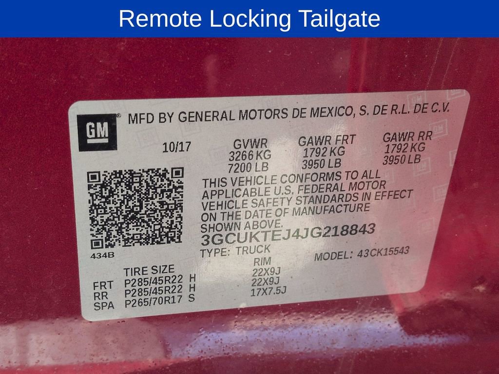 Used 2018 Chevrolet Silverado 1500 High Country AWD/4WD image 27