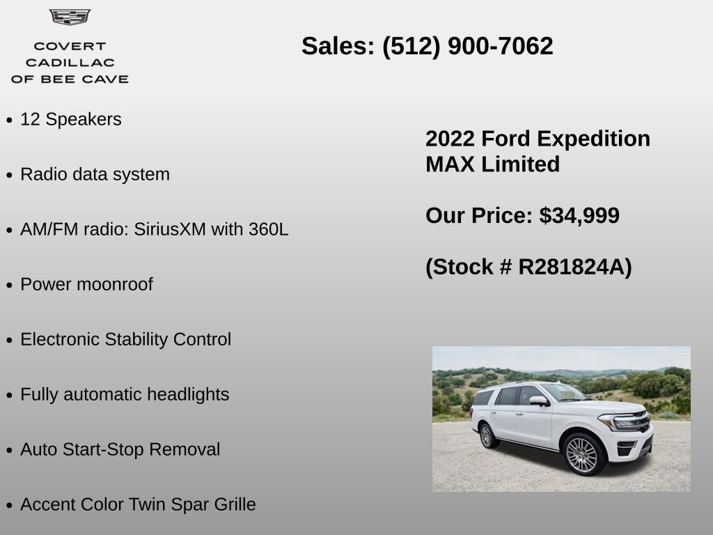 Used 2022 Ford Expedition Max Limited AWD/4WD image 18