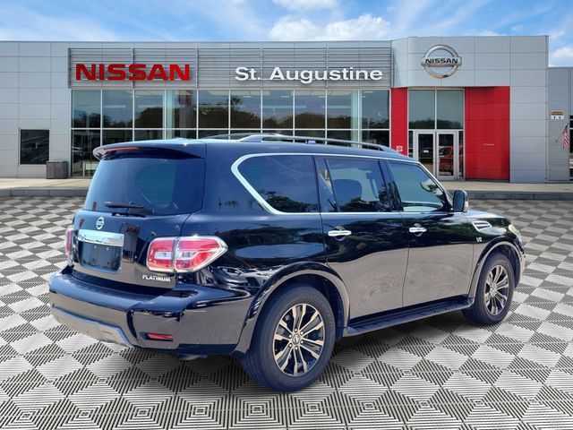 Used 2020 Nissan Armada Platinum w/ Captain's Chairs Package AWD/4WD image 2