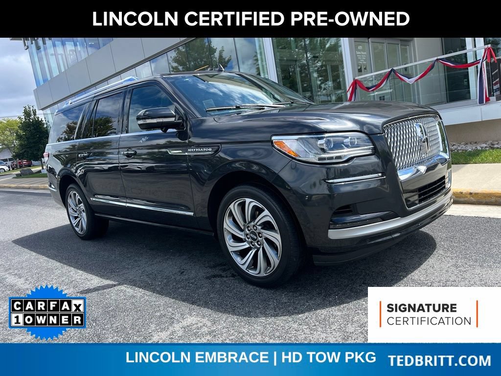 Certified 2023 Lincoln Navigator L Reserve AWD/4WD image 1
