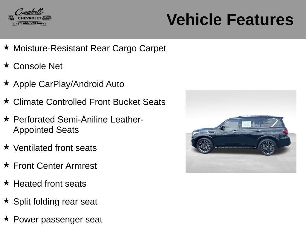 Used 2024 INFINITI QX80 Sensory AWD/4WD image 16
