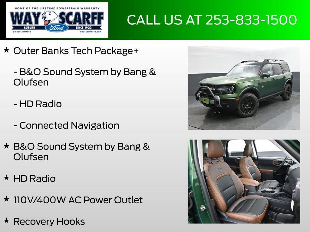 New 2025 Ford Bronco Sport Outer Banks w/ Sasquatch Outer Banks Package image 18