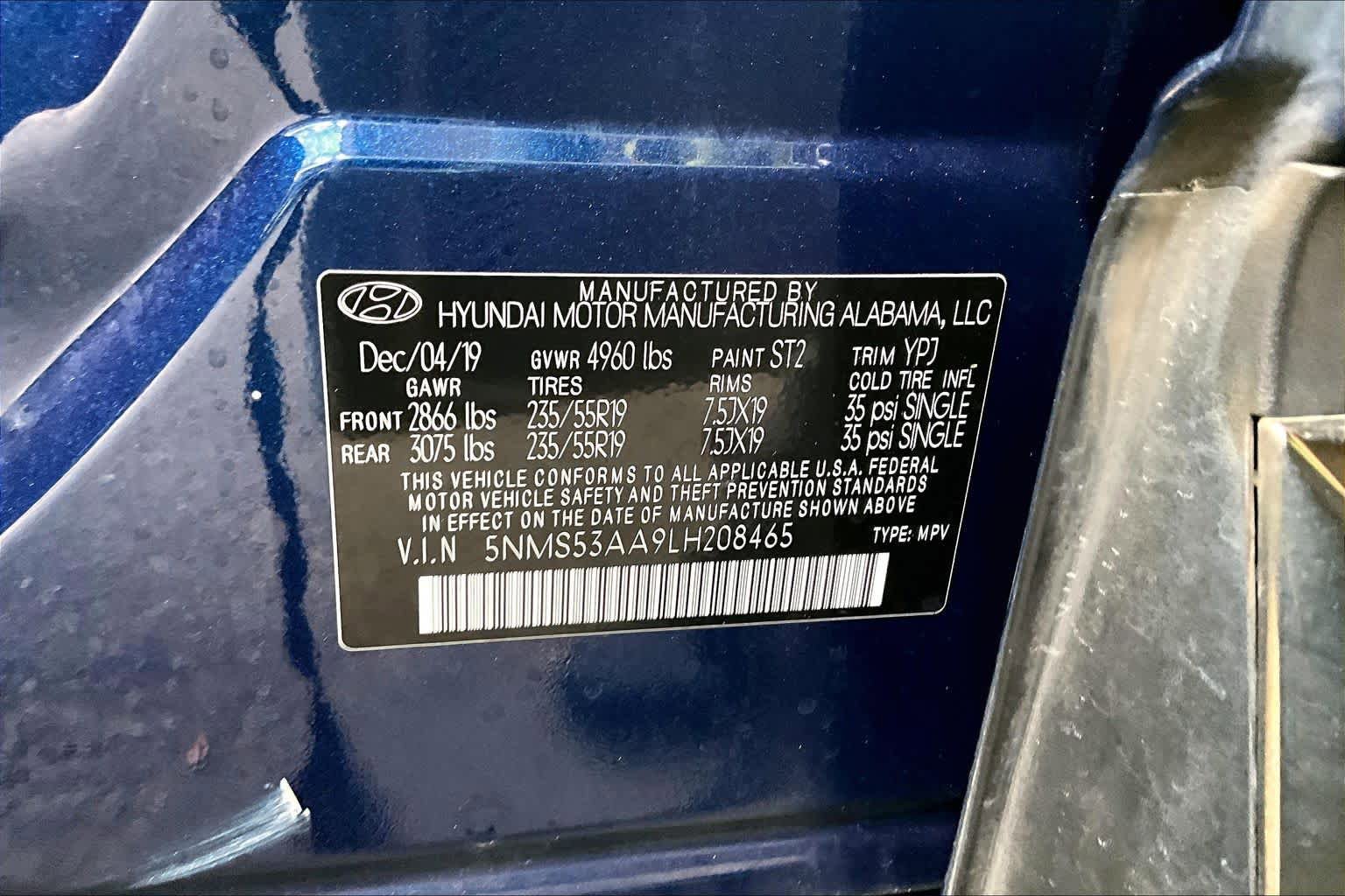 Used 2020 Hyundai Santa Fe Limited FWD image 31