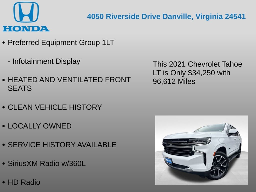 Used 2021 Chevrolet Tahoe LT image 17