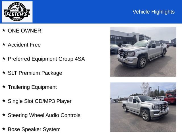 Used 2018 GMC Sierra 1500 SLT w/ SLT Premium Package AWD/4WD image 2