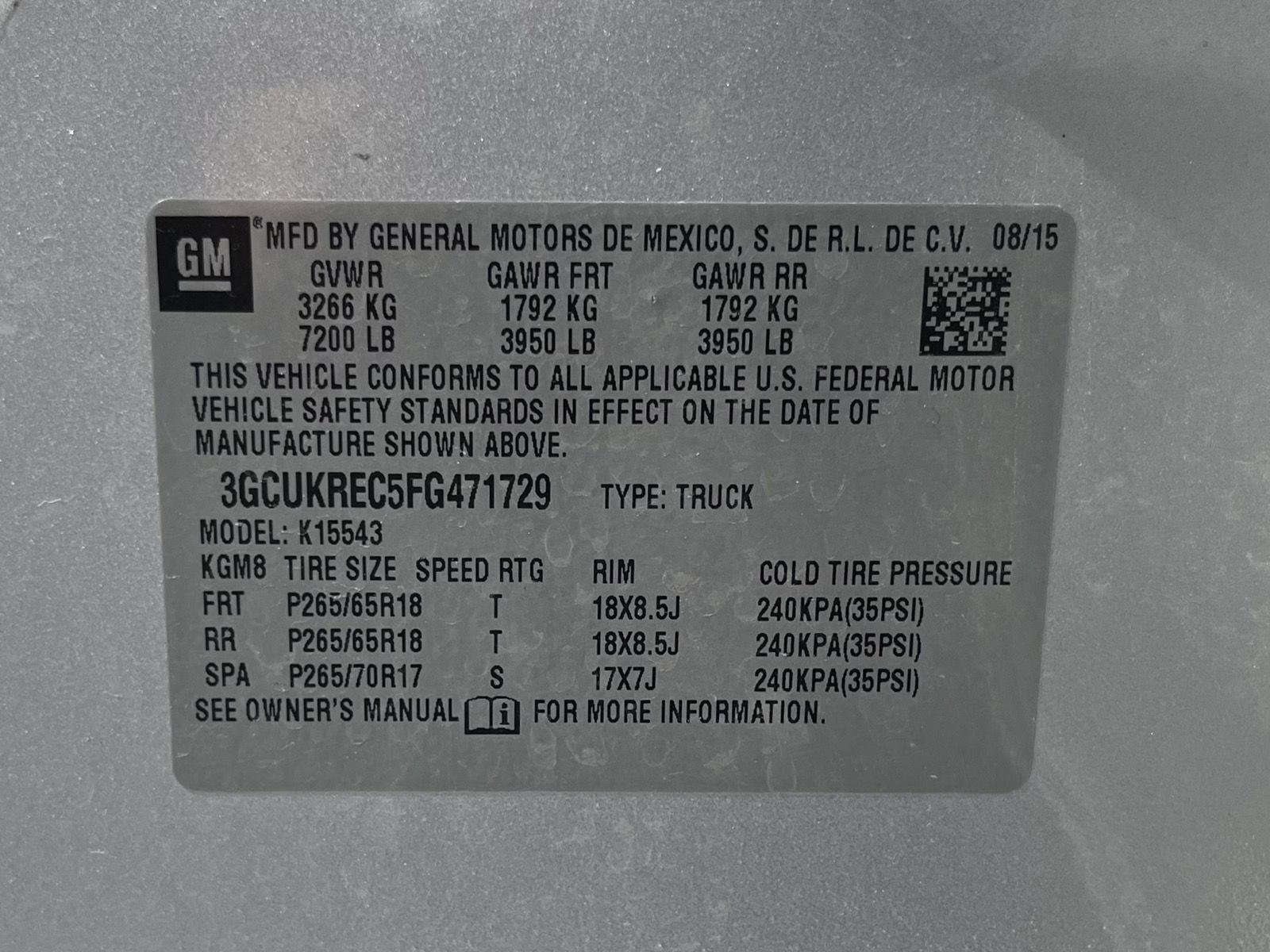 Used 2015 Chevrolet Silverado 1500 LT w/ All Star Edition AWD/4WD image 32