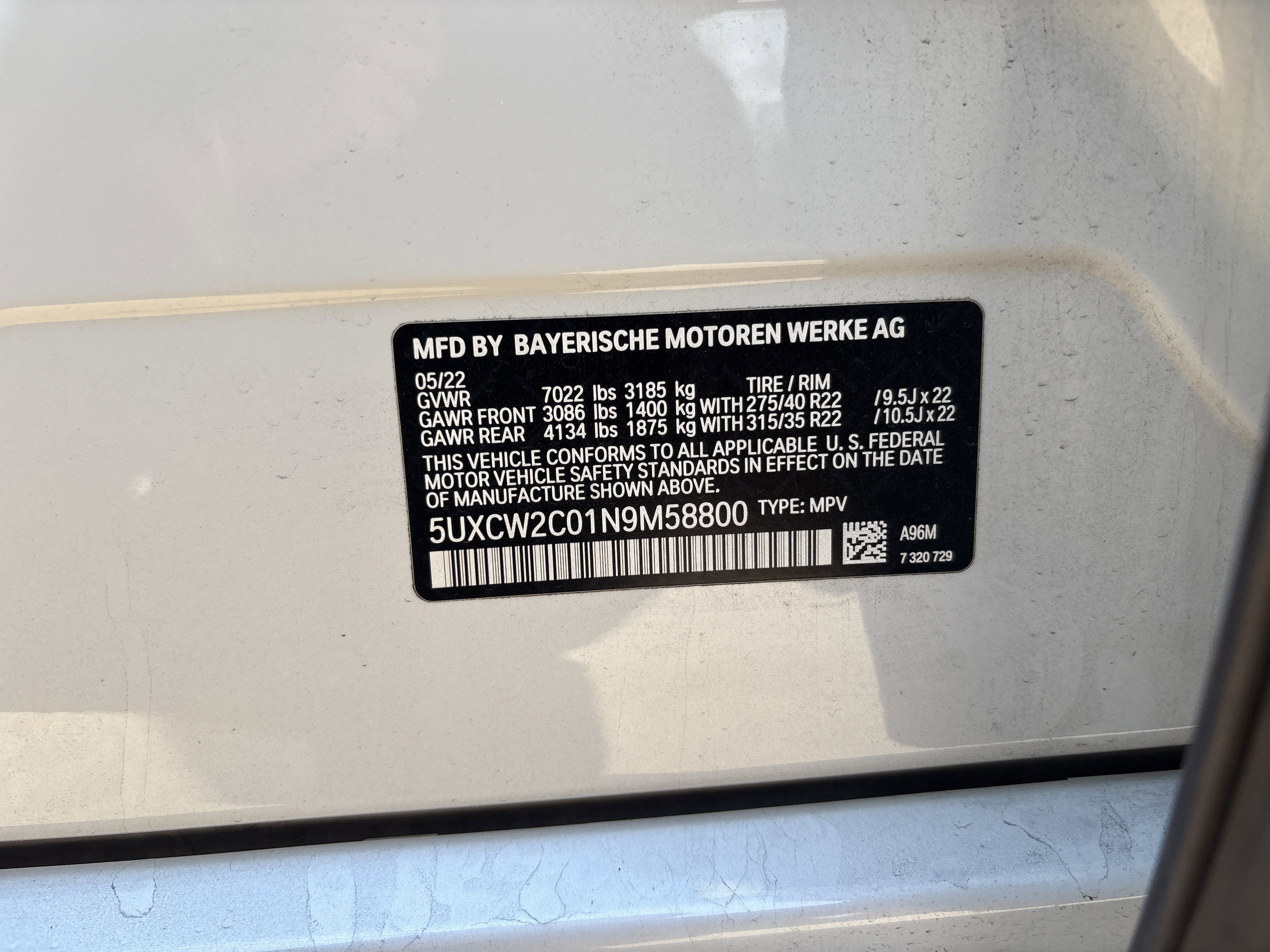 Used 2022 BMW X7 xDrive40i w/ M Sport Package image 34