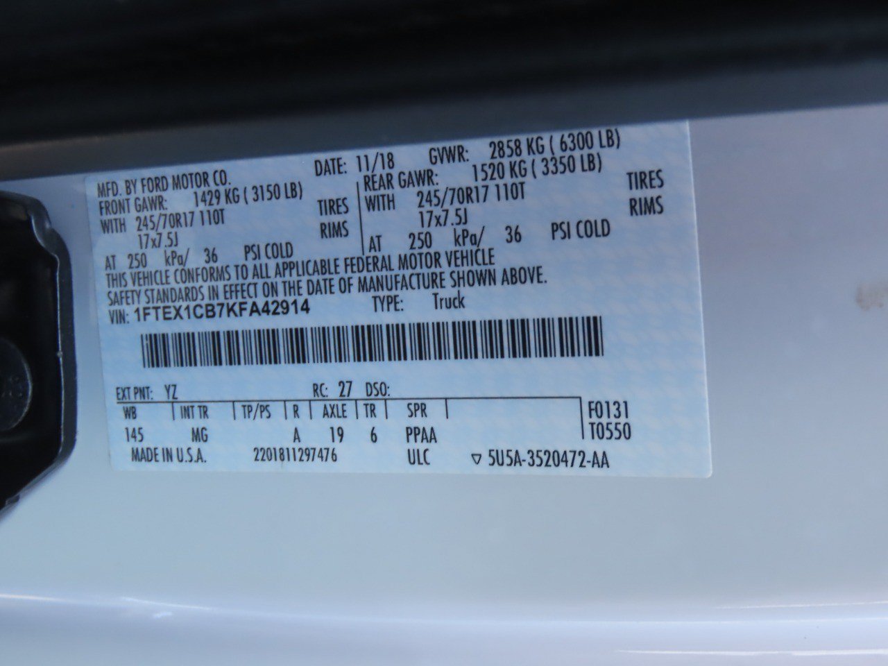Certified 2019 Ford F150 XLT RWD image 30