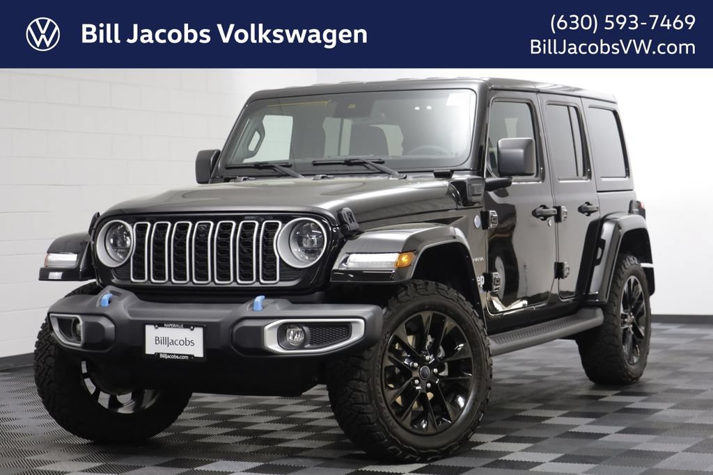 Used 2024 Jeep Wrangler Unlimited Sahara w/ Technology Group AWD/4WD image 1