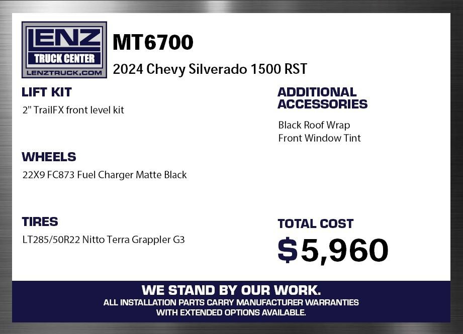 Used 2024 Chevrolet Silverado 1500 RST w/ Z71 Off-Road Package AWD/4WD image 2