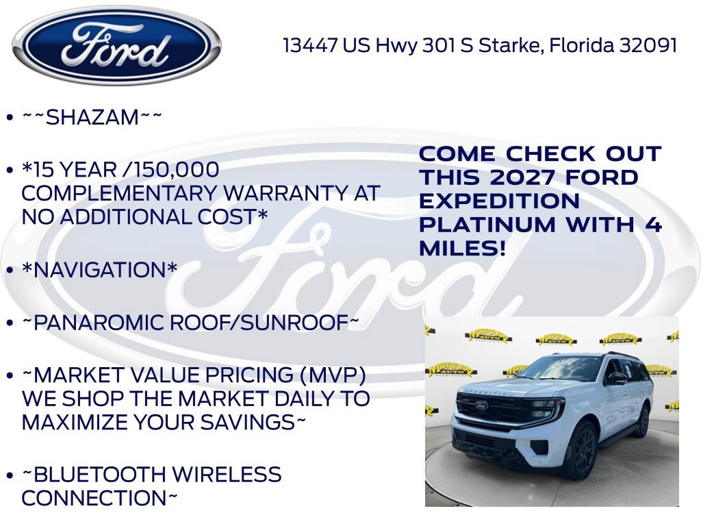 New 2027 Ford Expedition Platinum RWD image 5