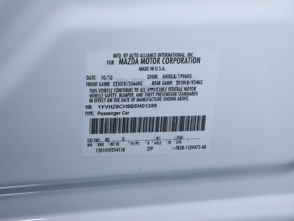 Used 2011 MAZDA MAZDA6 i Touring FWD image 21