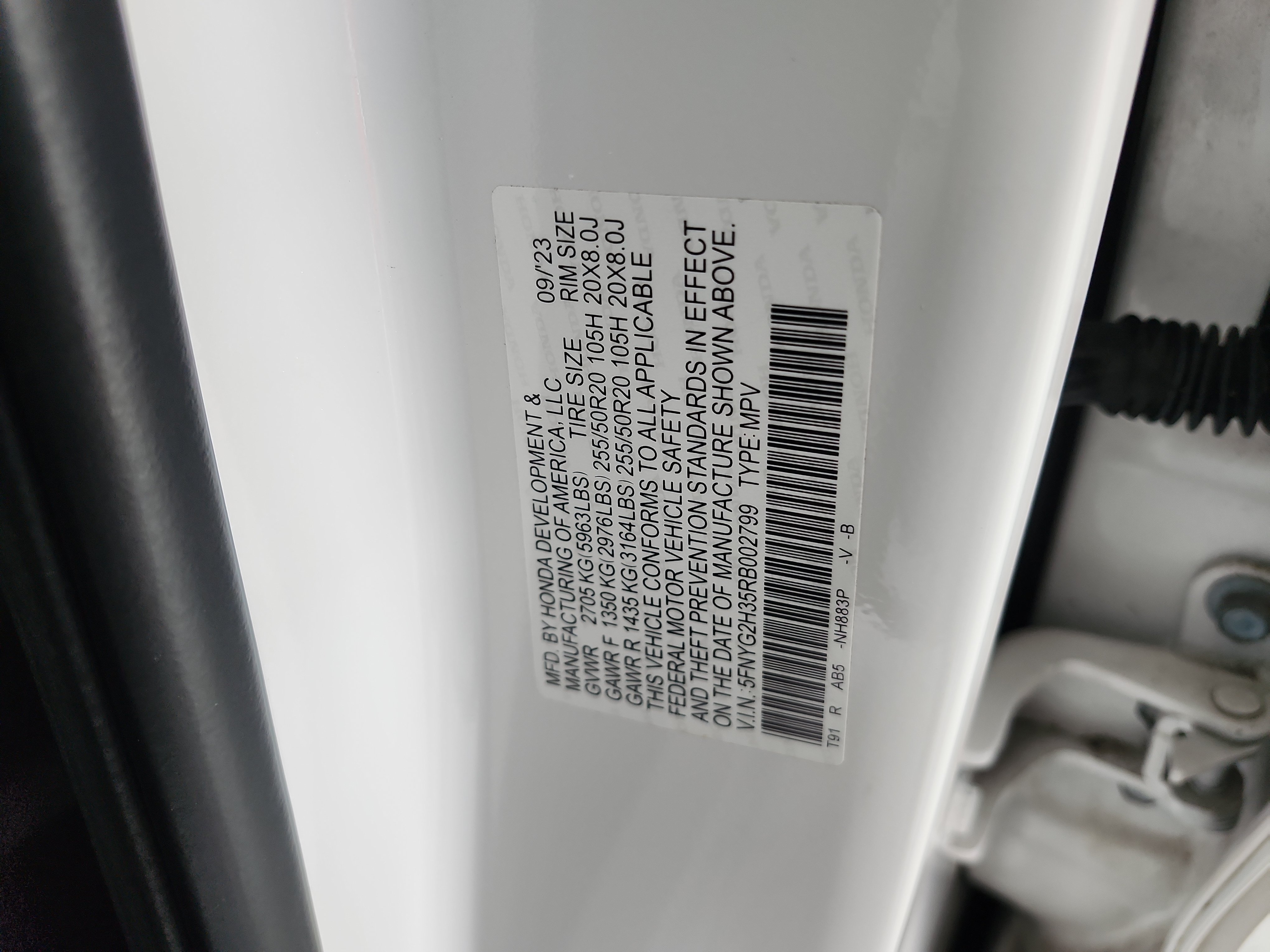 Certified 2024 Honda Pilot Sport image 24