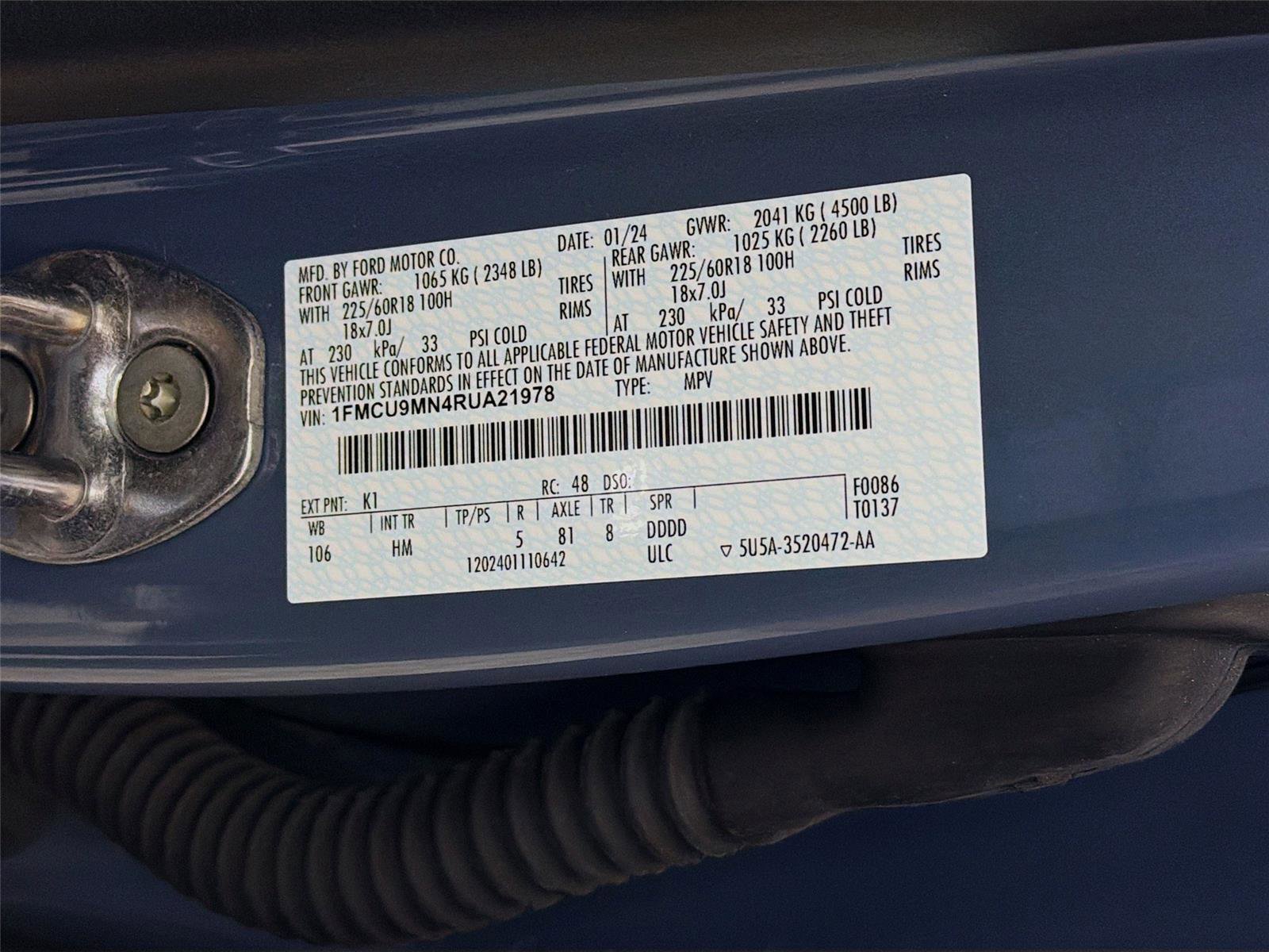 Used 2024 Ford Escape ST-Line w/ Tech Pack #1 image 30