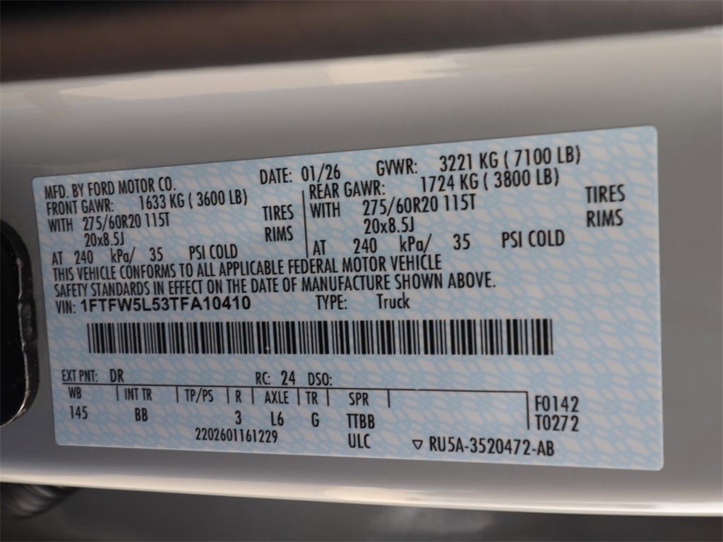 New 2026 Ford F150 Lariat w/ Equipment Group 501A Mid image 23