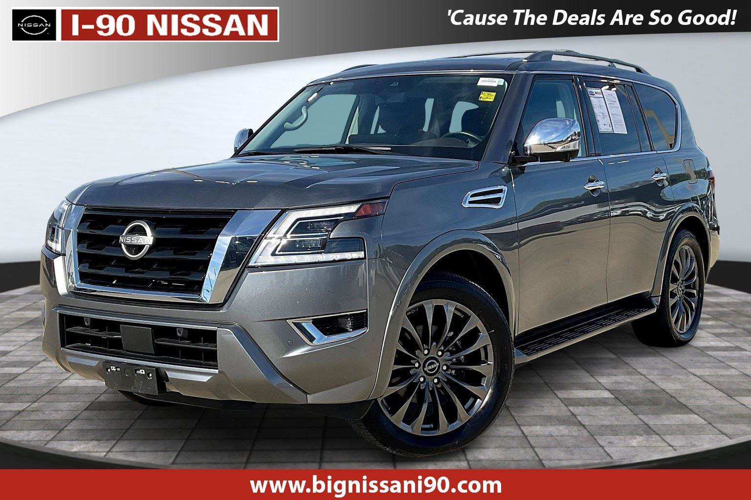Certified 2023 Nissan Armada Platinum w/ Captain's Chairs Package