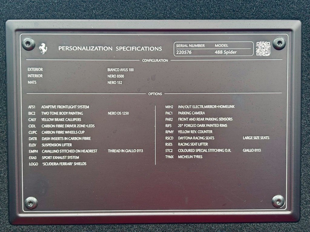 Used 2017 Ferrari 488 Spider RWD image 29