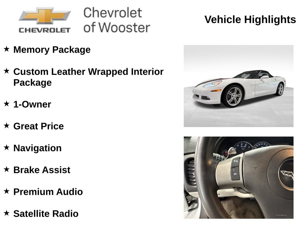 Used 2009 Chevrolet Corvette Convertible w/ Preferred Equipment Group RWD image 2