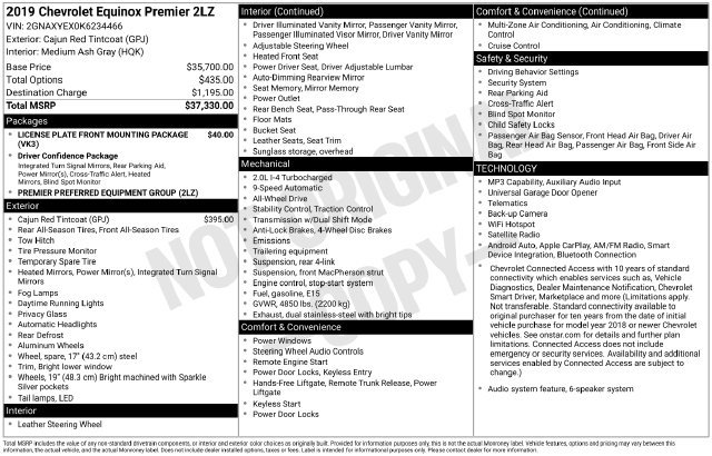 Used 2019 Chevrolet Equinox Premier AWD/4WD image 23