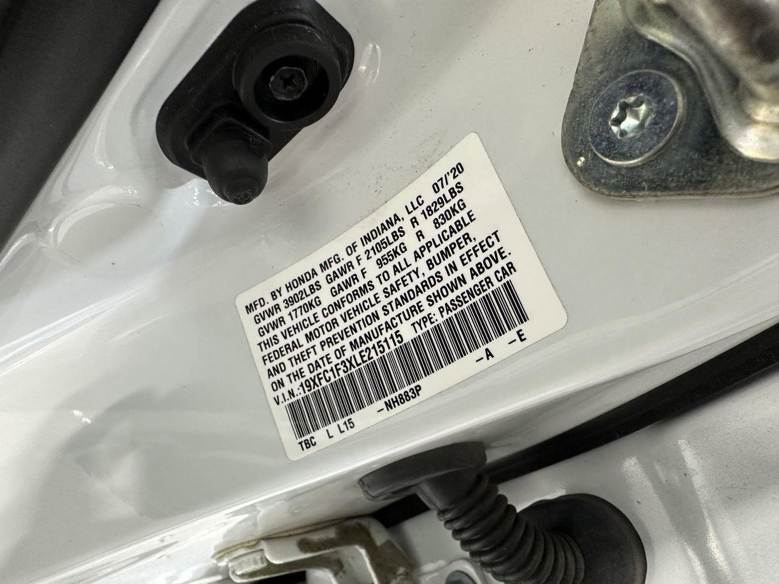 Used 2020 Honda Civic EX image 13