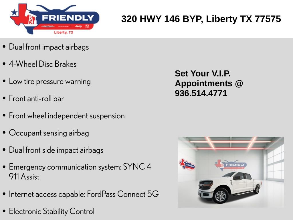 Used 2025 Ford F150 XLT w/ Equipment Group 301A Standard image 15