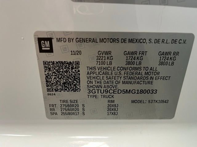 Used 2021 GMC Sierra 1500 Elevation w/ X31 Off-Road Package image 30