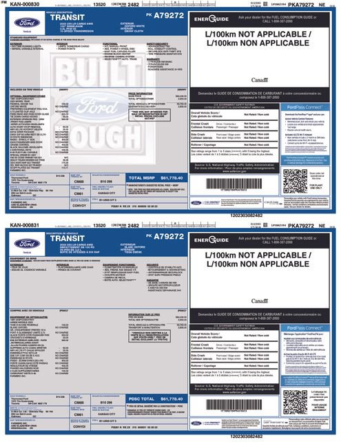 Used 2023 Ford Transit 250 Low Roof AWD w/ Exterior Upgrade Package image 18