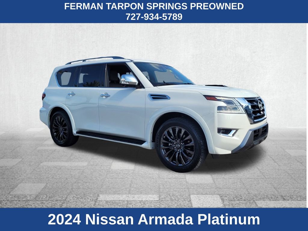 Used 2024 Nissan Armada Platinum w/ Captain's Chairs Package