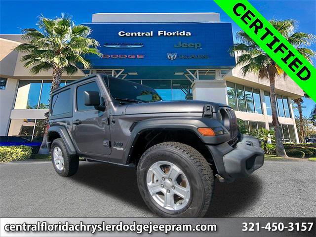 Certified 2021 Jeep Wrangler Sport image 1