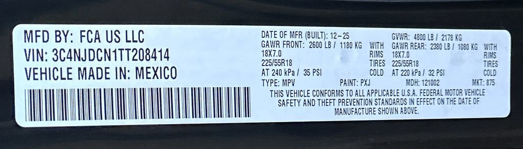 New 2026 Jeep Compass Limited w/ Sun, Sound & Navigation Group image 46