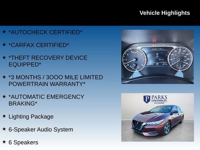 Used 2020 Nissan Sentra SV w/ Lighting Package image 4