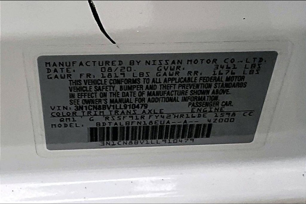 Used 2020 Nissan Versa S image 19