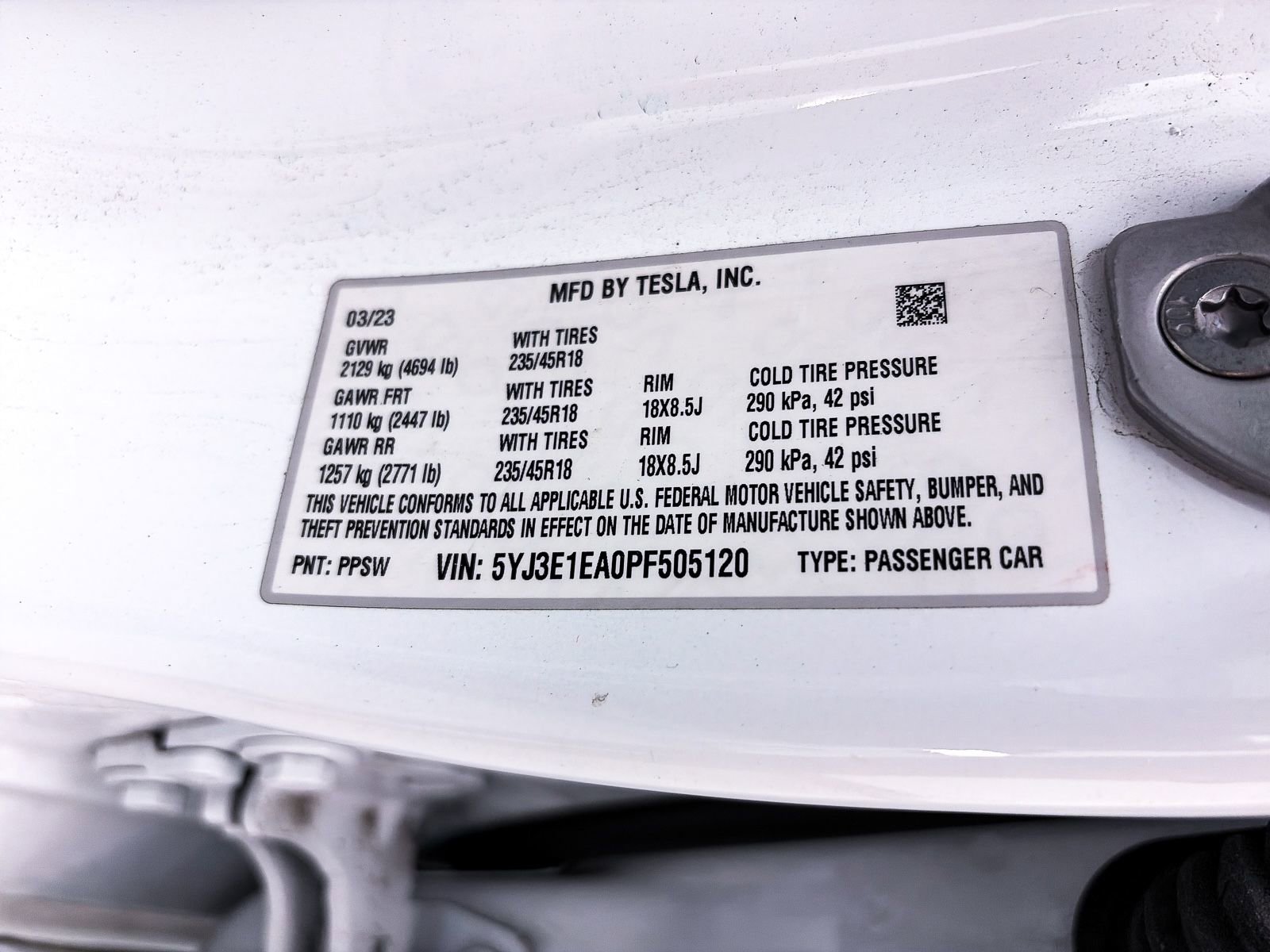 Used 2023 Tesla Model 3 Standard Range image 36