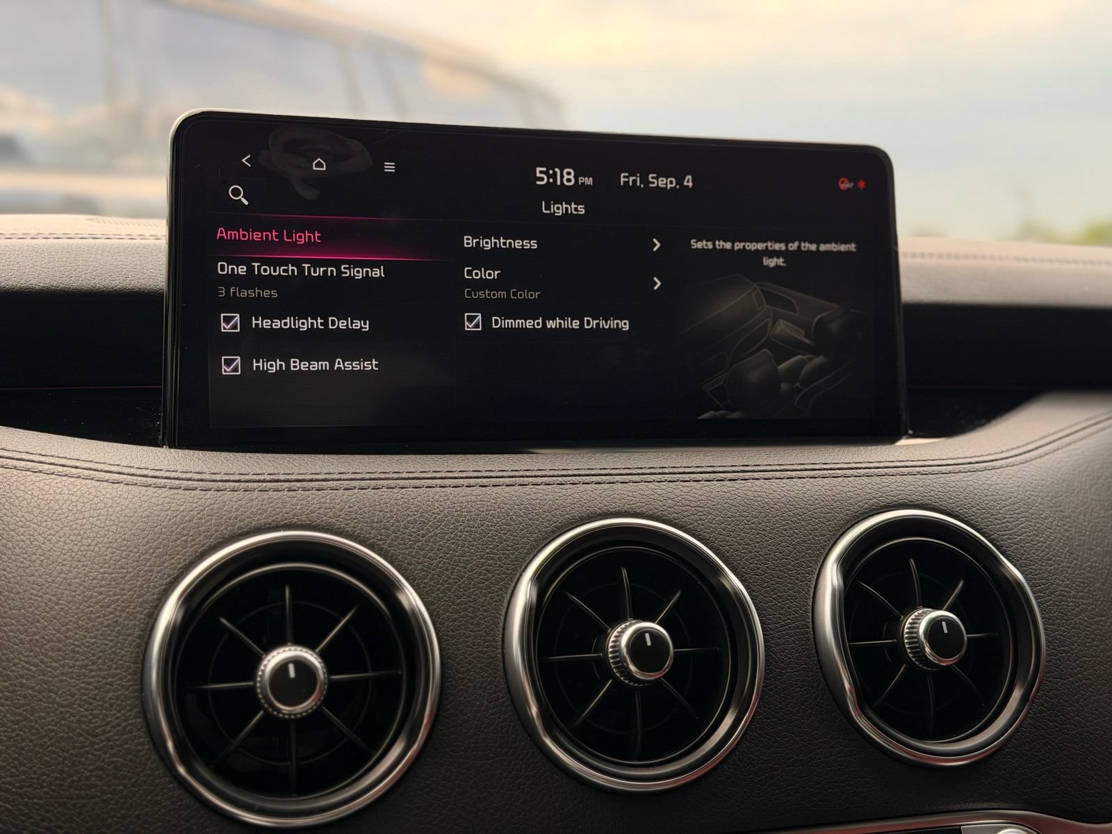 Used 2022 Kia Stinger GT1 w/ Red Interior Color Package RWD image 47