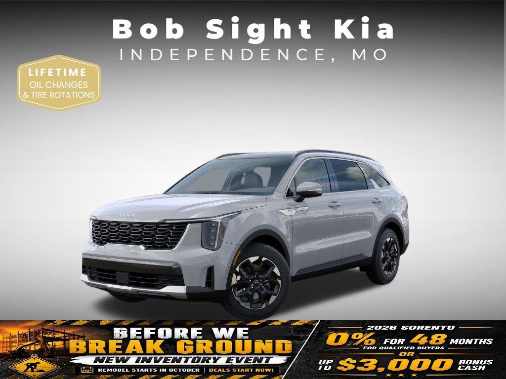 New 2026 Kia Sorento S w/ S Panoramic Sunroof Package