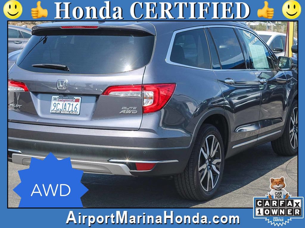 Certified 2022 Honda Pilot Elite image 11
