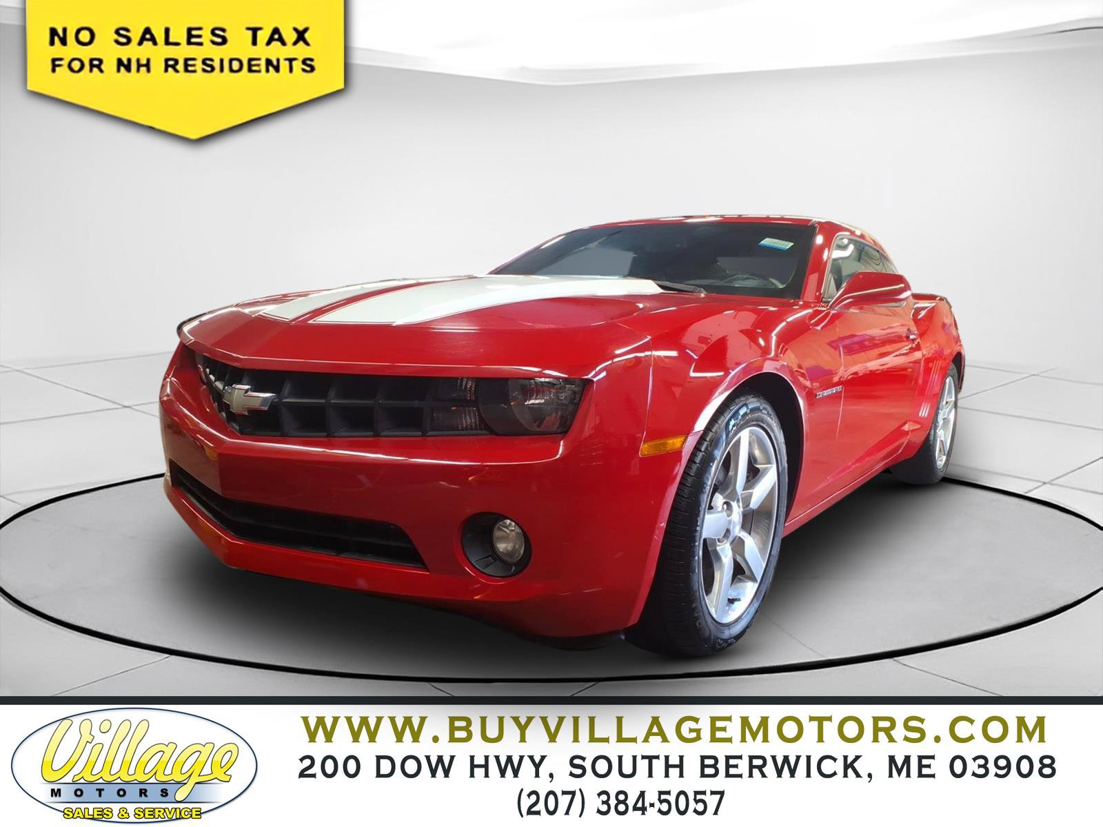 Used 2011 Chevrolet Camaro LT w/ White Stripe Package RWD image 1