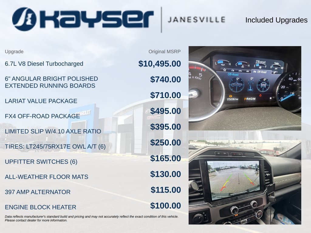 Used 2022 Ford F350 Lariat w/ Lariat Value Package AWD/4WD image 2