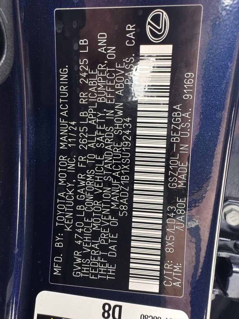 Used 2025 Lexus ES 350 w/ Premium Package image 33