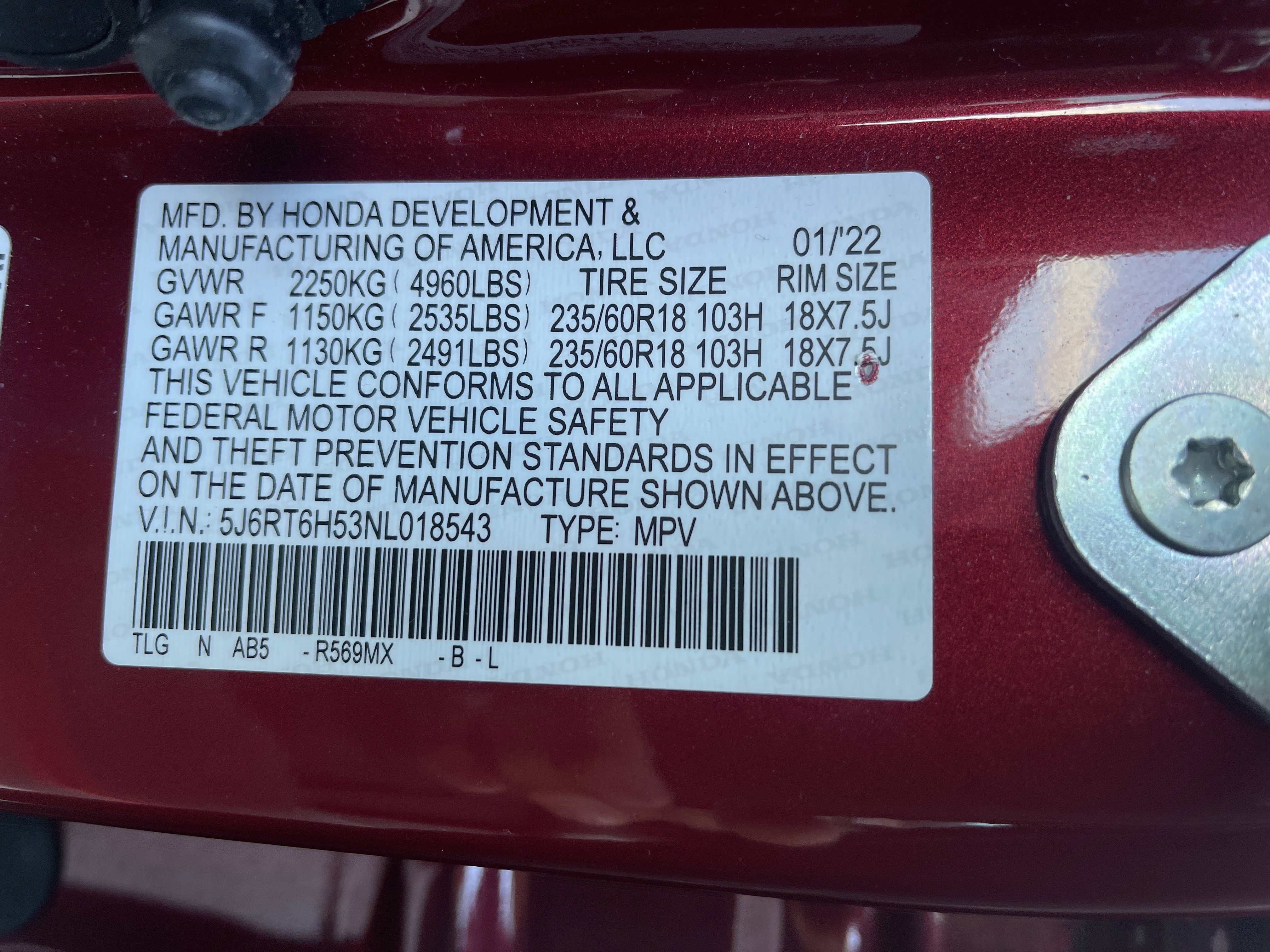 Certified 2022 Honda CR-V EX image 36