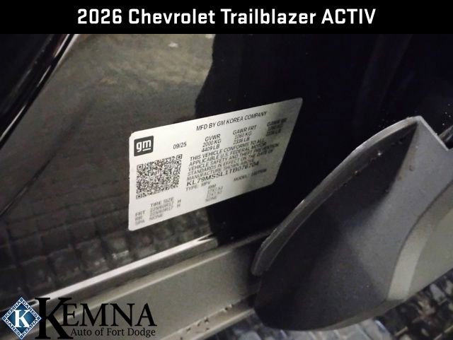 New 2026 Chevrolet TrailBlazer ACTIV w/ Convenience Package image 28