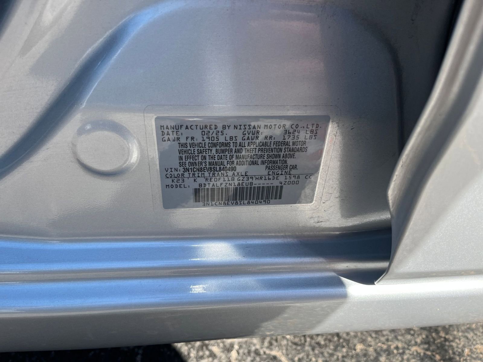 Used 2025 Nissan Versa SV image 27