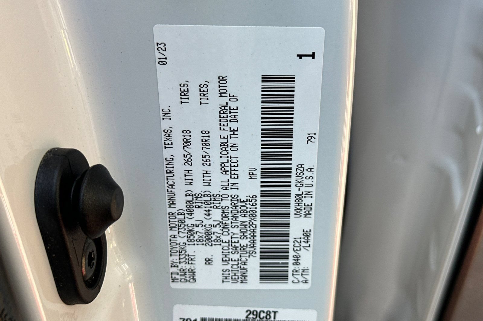 Certified 2023 Toyota Sequoia SR5 w/ SR5 Premium Package RWD image 29