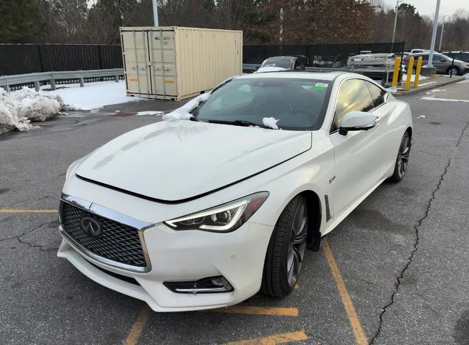 Used 2018 INFINITI Q60 Red Sport 400 w/ Sensory Package 3.0T Sport image 1