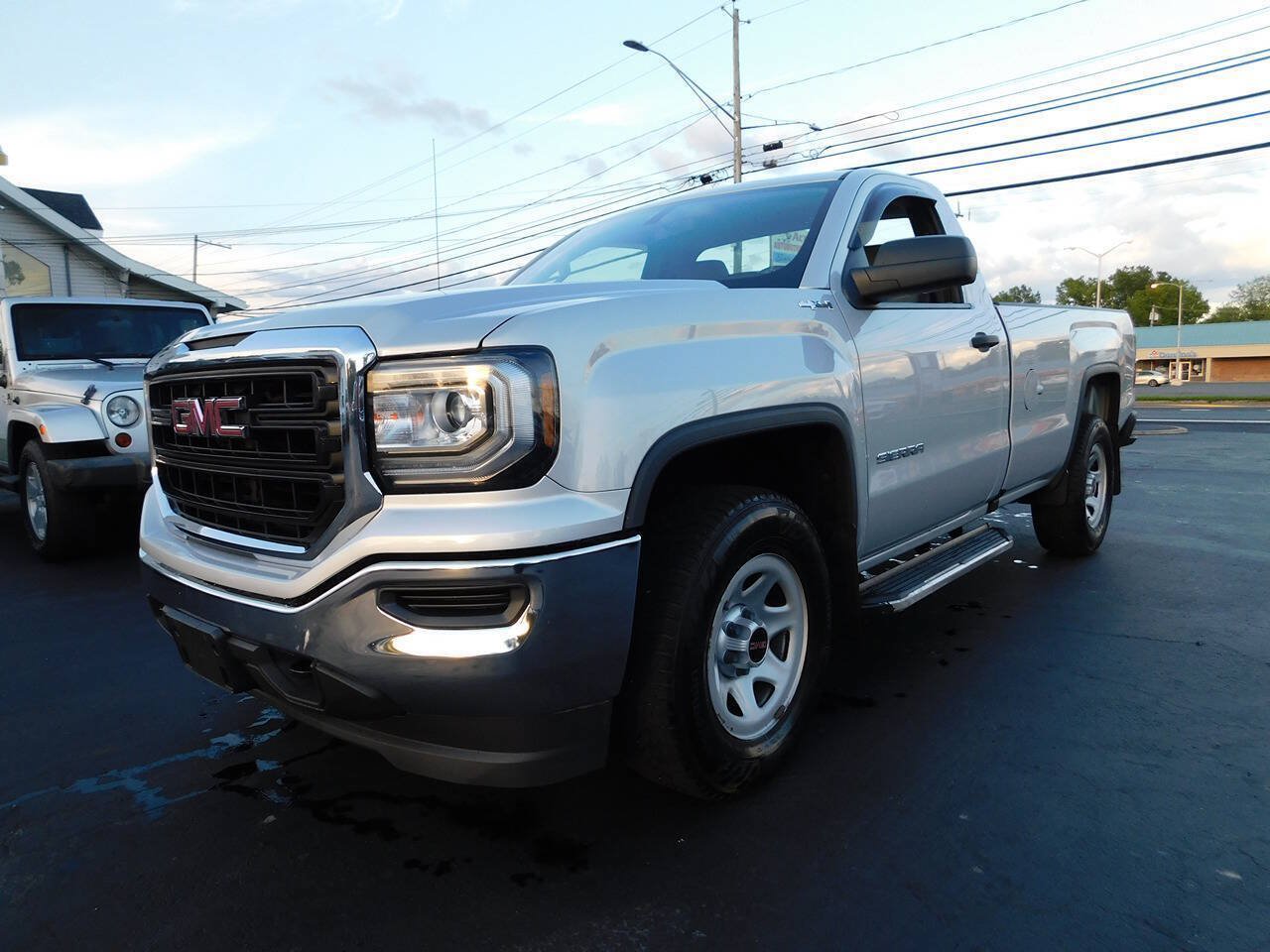 Used 2017 GMC Sierra 1500 4x4 Regular Cab w/ Snow Plow Prep Package image 3