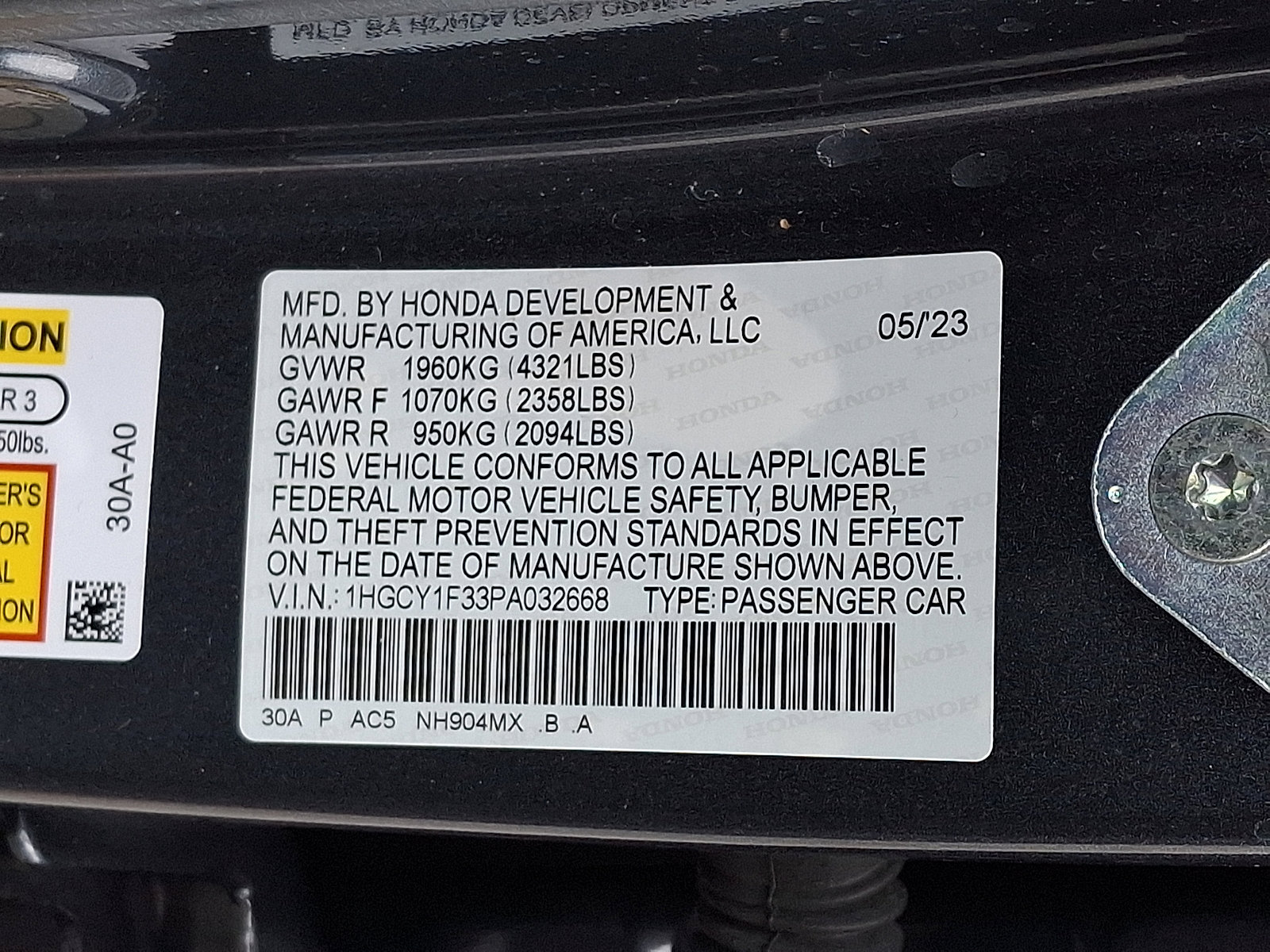 Used 2023 Honda Accord EX image 27