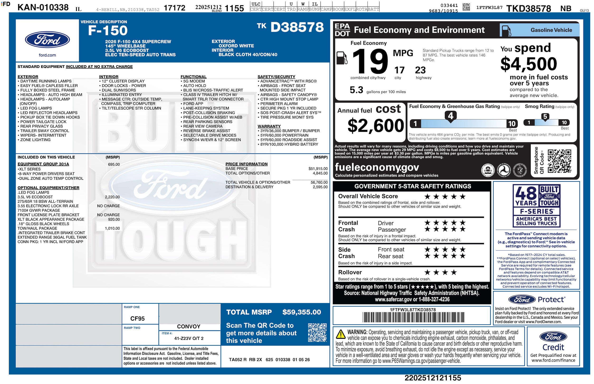 New 2026 Ford F150 XLT w/ Tow/Haul Package image 43